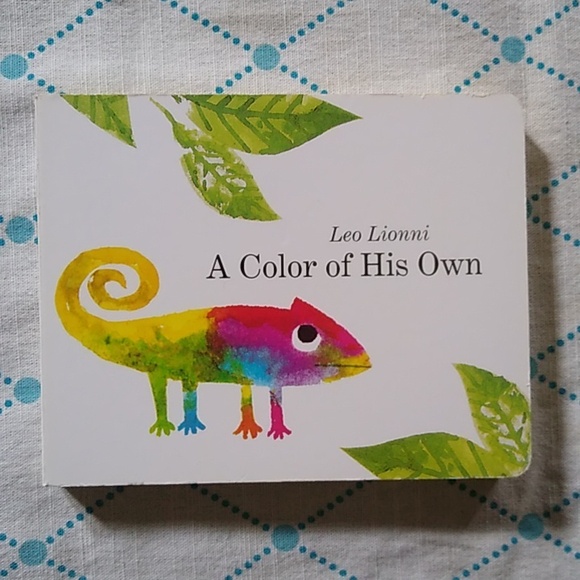 Color His Own Leo Lionni Children's Board Book Baby Daycare Preschool Home - Picture 1 of 5
